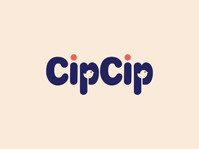 CipCip - Children's Clothing Brand chick logo clothimg logo creative childrens clothing logo kids clothing kids logo logo