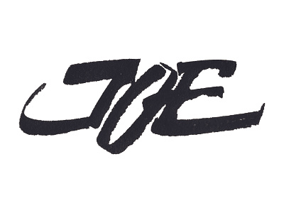 Chef Joe brand branding calligraphy design letter lettering lettering art lettering artist letters logo logo design music trap trapped