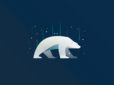 Polar Bear illustration environmental graphic design illustration illustrator vector