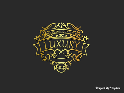 Luxury Golden Logo by Magdum on Dribbble