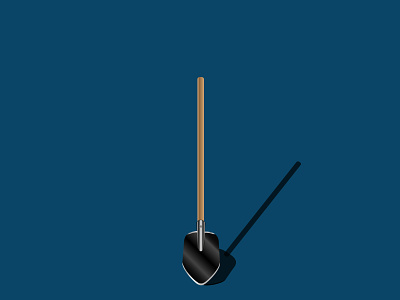 shovel abstract business button illustration shovel vector web