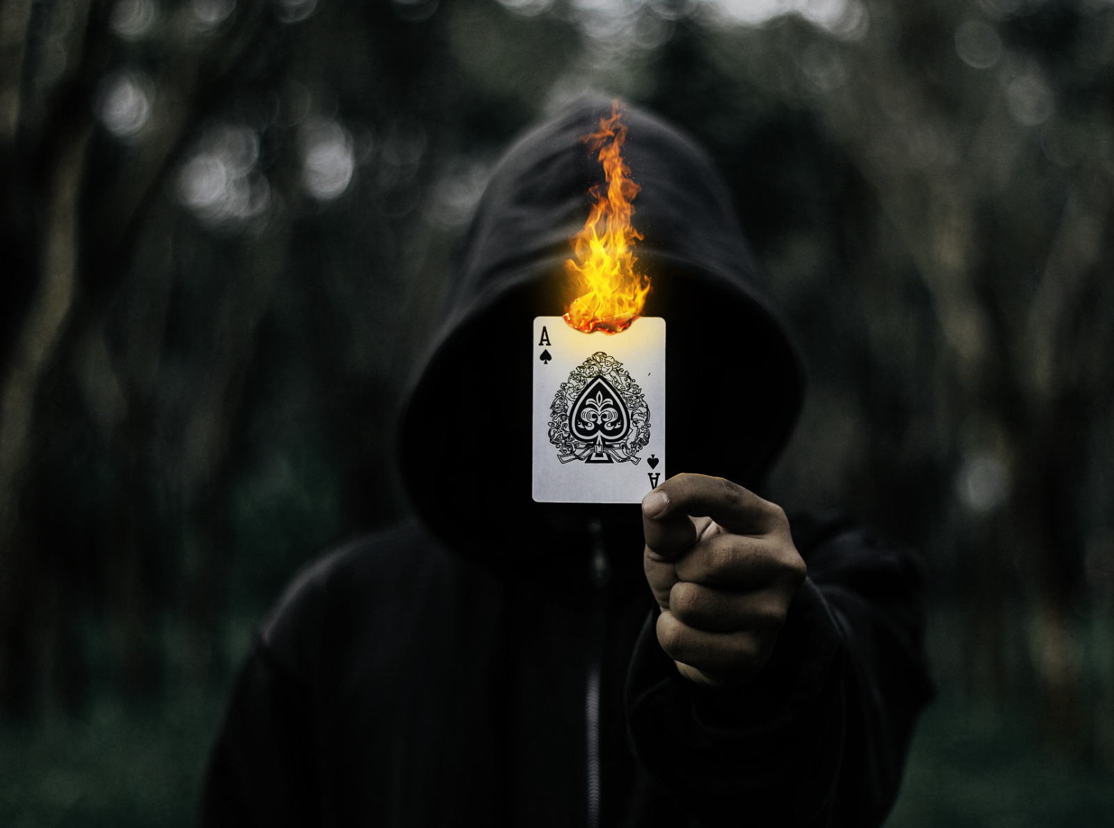 Fire ace - Photo Manipulation by Łukasz Jaskółka on Dribbble