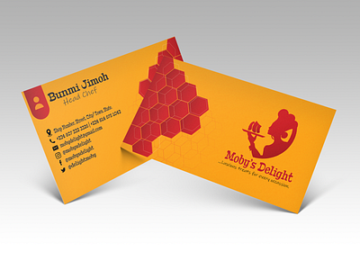 Moby's Delight Business Cards branding business card design design logo design mockup