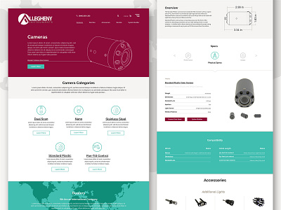 Allegheny Instruments branding design illustration product product design responsive roanoke ui ux viginia viginia website