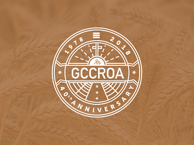 GCC Roanoke anniversary brand design brand identity branding branding and identity church logo vector