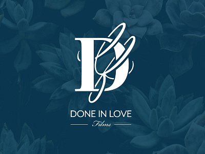 Done In Love Films brand design brand identity branding branding and identity design filmmaker films logo love vector wedding