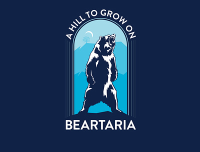 Beartaria A Hill to Grow on Shirt brand design brand identity branding branding and identity design logo logodesign monogram vector