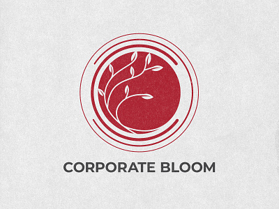 Corporate Bloom Branding brand design brand identity branding branding and identity design logo logo icon logomark typography vector
