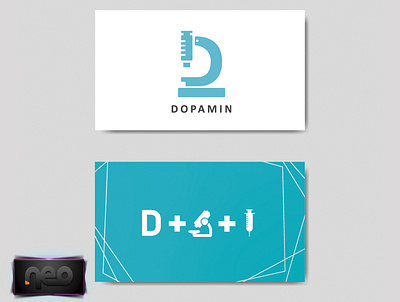 logo design - DOPAMIN app branding creative design illustrator logo typography ui ux vector