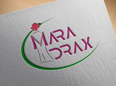 Maradrax logo app branding creative design illustration logo typography ui ux website