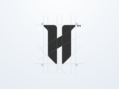 Hunt Logo design app icon branding design flat icon illustration logo monogram simple logo ui