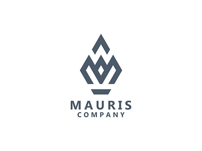 Mauris Logo Concept app icon branding clean design elegant flat icon illustration logo logoinspiration logomark logos mlogo monogram simple logo ui