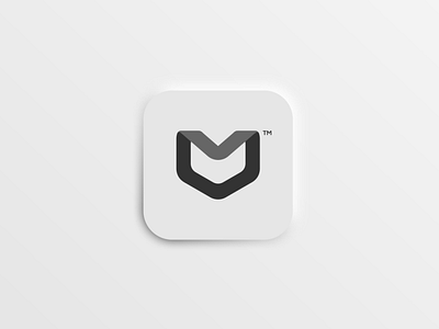 Vanilla Logo design app icon branding design flat icon logo monogram simple logo ui v