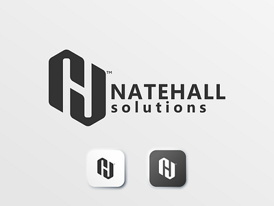 NH Icon Logo app icon branding design flat icon illustration logo logodesign logoinspiration logomark logos monogram nhlogo simple logo