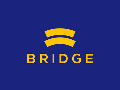 Bridge Logo app app icon branding bridge company design flat icon illustration logo monogram simple logo