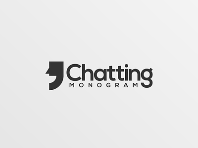 Chatting Monogram app icon branding chat app chat icon chat logo design flat icon illustration logo monogram simple logo