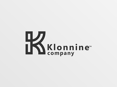 Klonine Company Monogram app icon branding design flat icon illustration k line lineart logo monogram simple logo ui