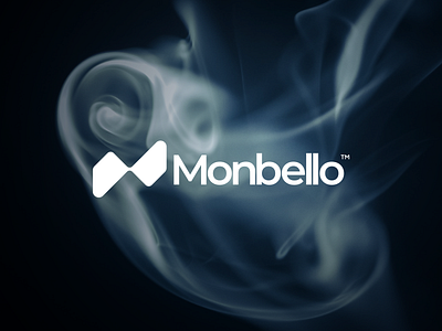 Monbello Logo monogram app icon branding design flat icon illustration logo monogram simple logo ui