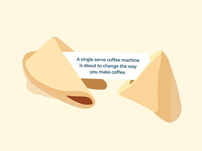 Fortune Cookie Illustration content creation graphic design illustration illustrator