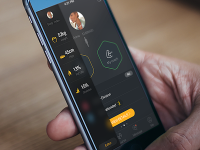 Dribbble2 fitness health lose sports ui weight