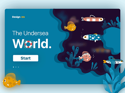 Seaworld800x600 app banner bule buoy fish life picture ui underwater world