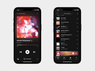 Music streaming service — Concept