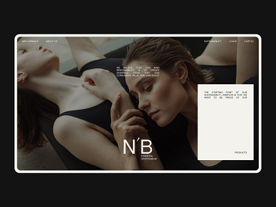 Sportswear Brand Concept 01 branding design e commerce typography ui ux