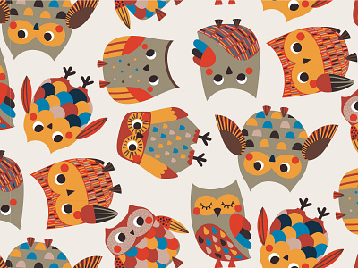 Owls 🦉 character design icon illustration pattern vector