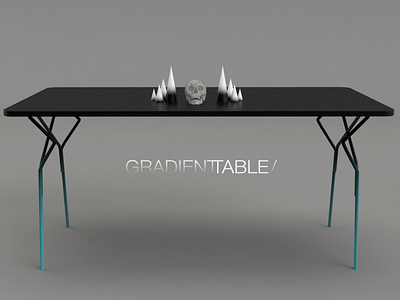 gradientable furniture industrial design product design table