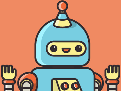 ROBOT!!! character robot vector