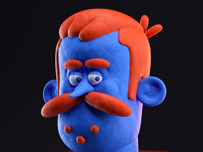 Señor 3d c4d character illustration man octane persona render