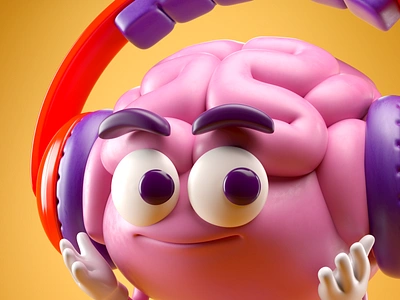 CEREBRO 3d brain c4d cerebro character illustration octane render