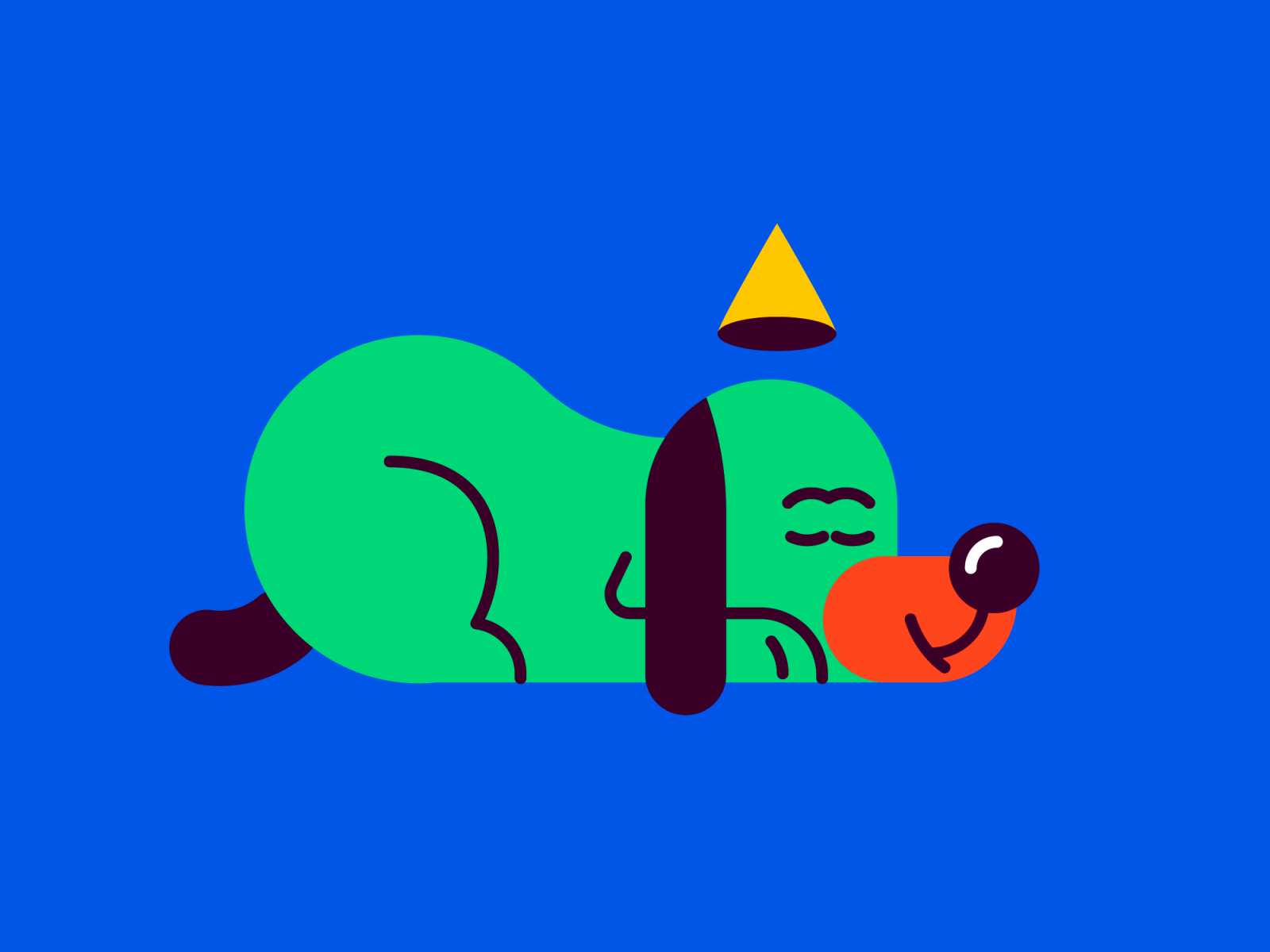 PERRO VERDE by Aaron Martinez on Dribbble