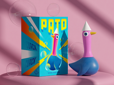 PATO 3d arttoy c4d character duck illustration octane pato render vector