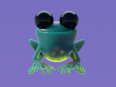 RANA 3d c4d character frog octane rana render