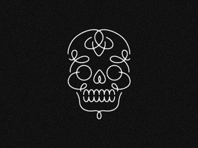 Calavera black calavera icon logo skull vector