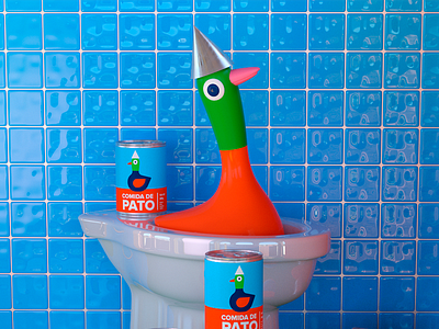 Pato! 3d c4d character cool duck octane pato render
