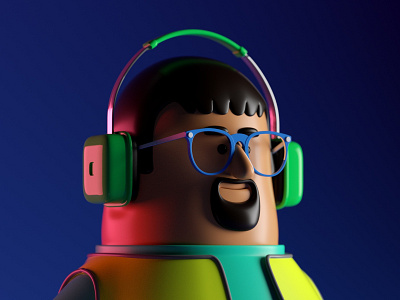 SEÑOR 3d c4d character octane render