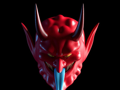 DEMONIO 3d c4d character illustration redshift3d render