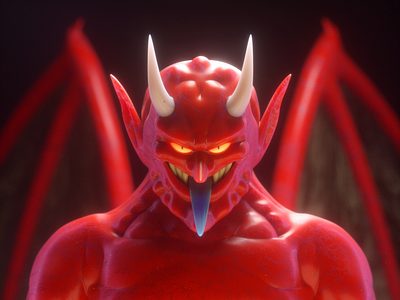 DIABLO 3d c4d character octane render