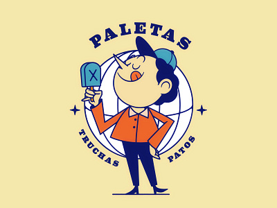 PALETAS character illustration people persona vector