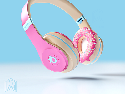 Blender Donut Headphones 🎧 3d beats blender blender3d concept creative donut headphones product render