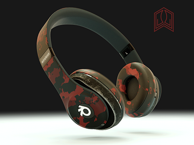 Blender Beats Mockup "Blood Camo"