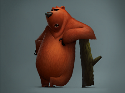 Bear 2d bear character character design game illustration social game