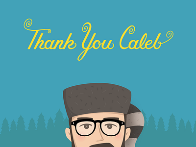 Thanks Caleb! debut illustration lettering moonrise kingdom