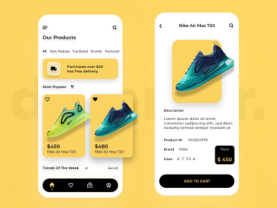 Shop App Design