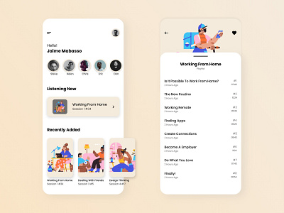 Podcast App Design