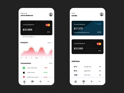 Wallet App Concept designinpiration dreamer.design22 interface interfacedesign mobile mobiledesign ui uidesign uidesigner uiinspiration uiux ux uxdesign wallet