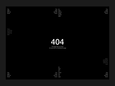 Page 404 branding design digital page 404 ui ux web