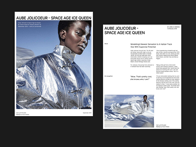 Web version of Fashion Magazine branding design fashion magazine ui ux voge web